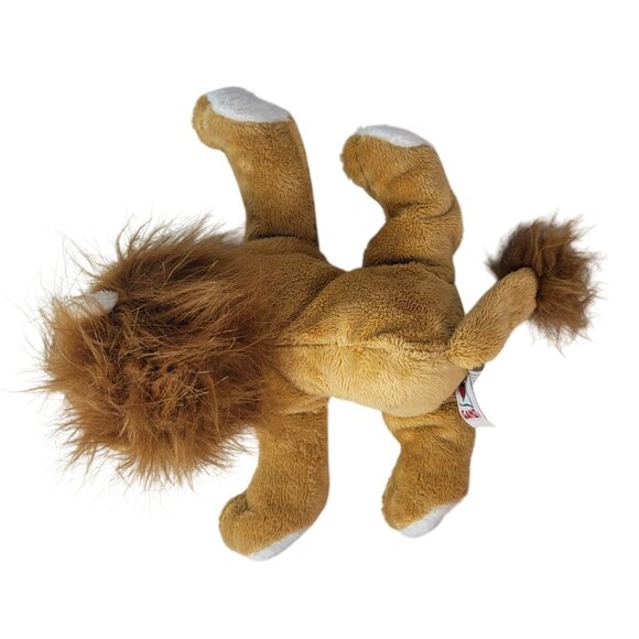 Webkinz Lion Plush Brown Caramel Stuffed Animal Beans In Paws Ganz No Code HM175 - Picture 7 of 12